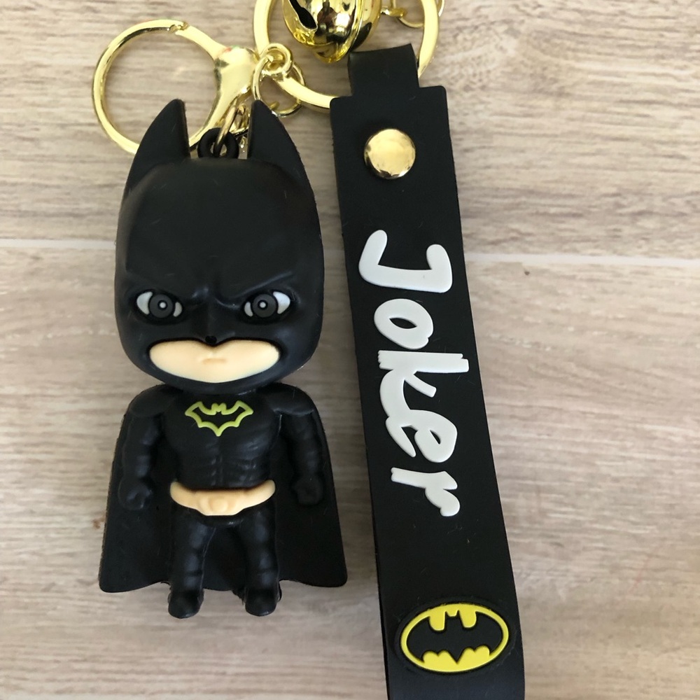 Batman Keyring Keychain 3D Pendant